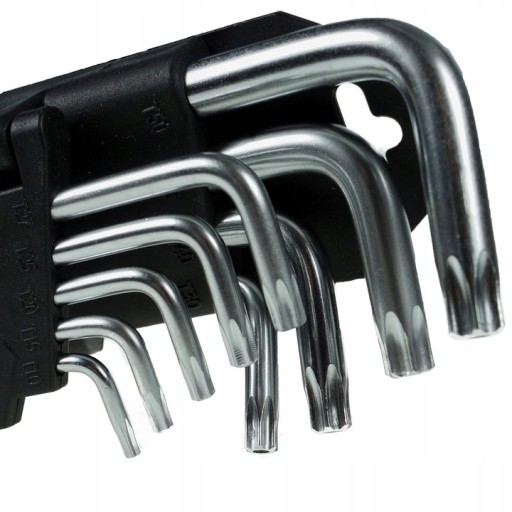 KĽÚČE TORX IMPUSUROVÉ TYP L s otvorom T10-T50 9KS