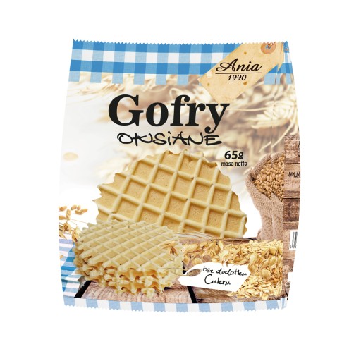 ANIA ovsené vafle 65g