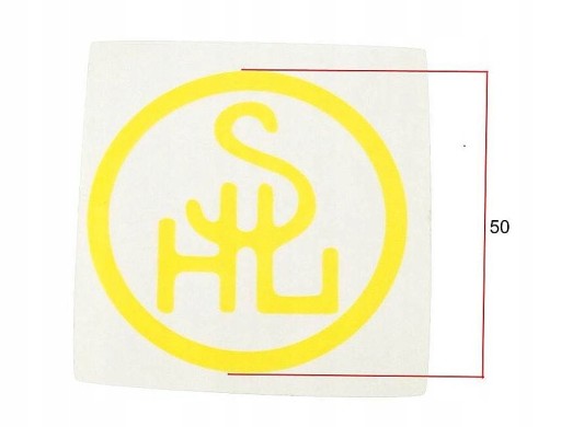 Nálepka na nádrž s logom SHL
