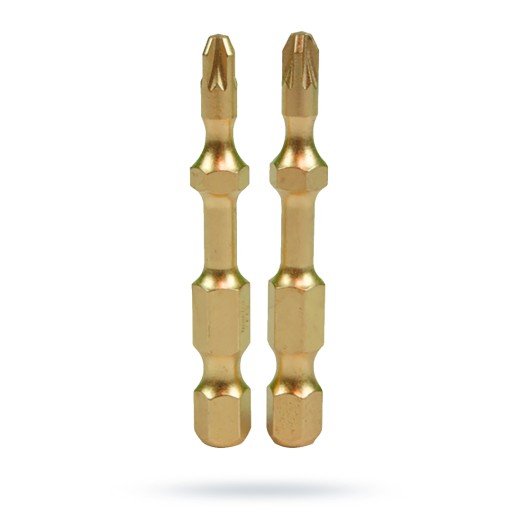 2 rázové bity PZ2 50mm IMPACT GOLD Makita B-62365