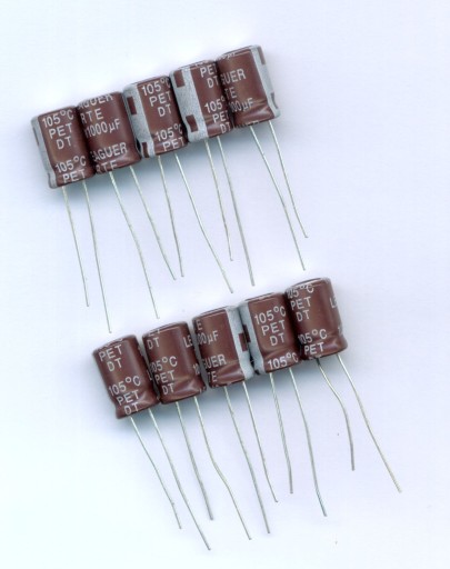 1000uF 10V NÍZKY ESR 1000uF 10V (10KS) ELEKTROLYTICKÝ KONDENZÁTOR