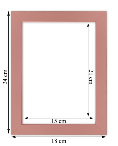 Diplomový fotorámik 13x18 Italia Powder Pink