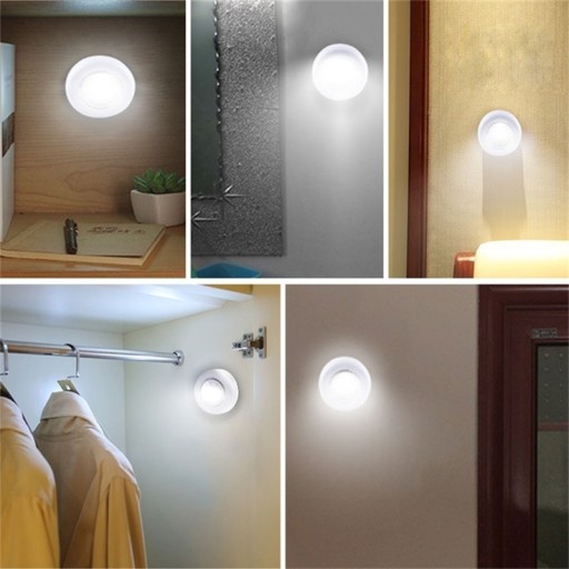 COB LAMP SAMOLEPIACI DOTYKOVÉ BATÉRIE 160LM VEĽMI JASNÉ SVETLO