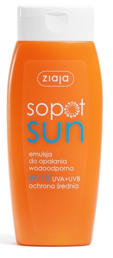 Ziaja SUN EMULSION VODEODOLNÁ SPF15 150ml
