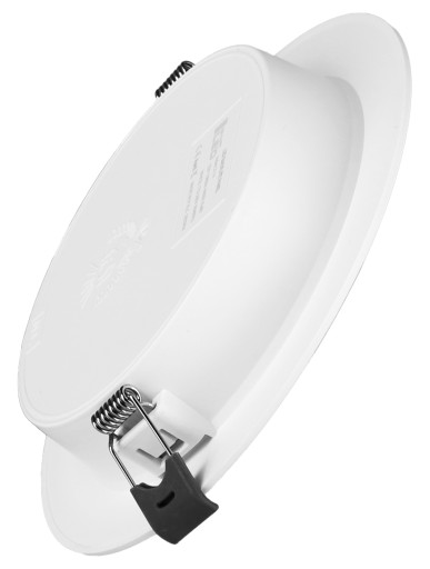 LED stropný panel, zapustený, pod omietku, okrúhly, 18 W, nebliká, CCD