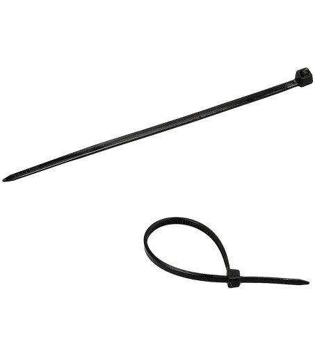 Sťahovacie pásky 2,5x100mm Čierna 100 ks