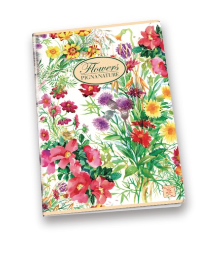 A4 PLAIN NOTEBOOK PIGNA PRÍRODNÉ KVETY 0229885BI1