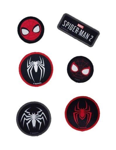 NAŽEHLOVAČKY / SADA 6 OFICIÁLNYCH ZÁPLACH / SPIDER-MAN 2