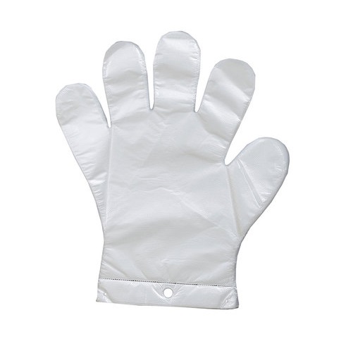 JEDNORÁZOVÉ RUKAVICE Z HDPE FÓLIE M (100) REDPLAST