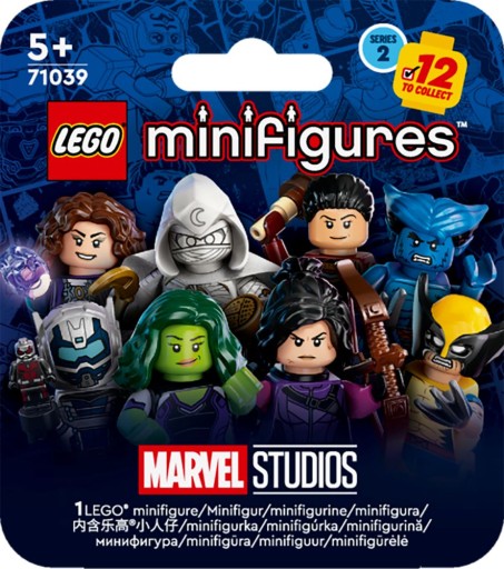LEGO MINIFIGURS #71039 - LEGO Minifigúrky Marvel Series 2 + taška + katalóg