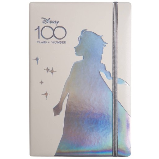 Zápisník A5 s gumou Disney 100 Coolpack, dúhový, 80 linajkových listov