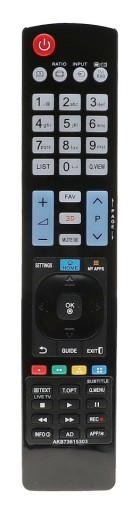 DIAĽKOVÉ OVLÁDANIE PRE LG LED LCD 3D TV AKB73615303