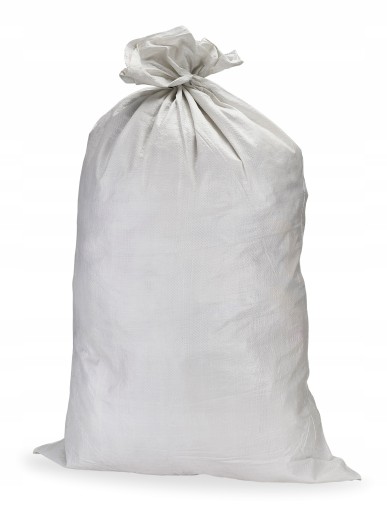 TAŠKA 25kg 50X85cm PP TAŠKY Uhoľné zrno šutre šité VEĽMI PEVNÉ 53g x10