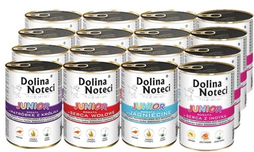 DNP Junior bohaté na morčacie srdcia pre psov 400g