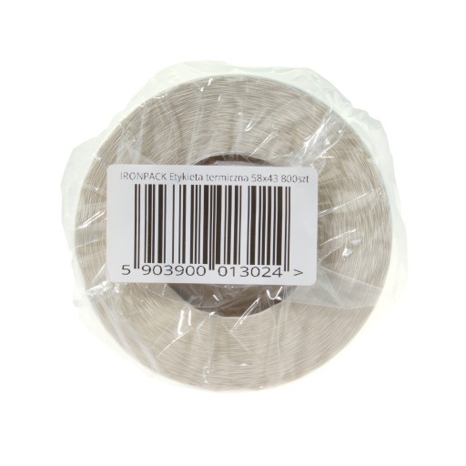 BIELE TERMOŠTÍTKY na váhy 58x43 mm 800 ks