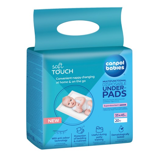 Canpol baby Multifunkčné vodeodolné hygienické vložky 33x45 cm