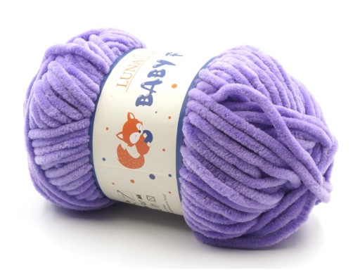 Priadza Baby Fox, fialová farba 55
