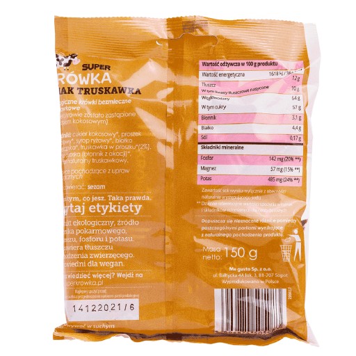 BEZ MLIEČNYCH BIO JAHODOVÝ FUDGE SUPER FUDGE