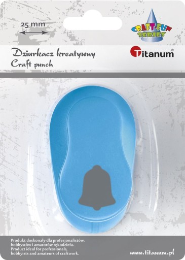 Kreatívny dierovač 25 mm Titanum Dzwon 142