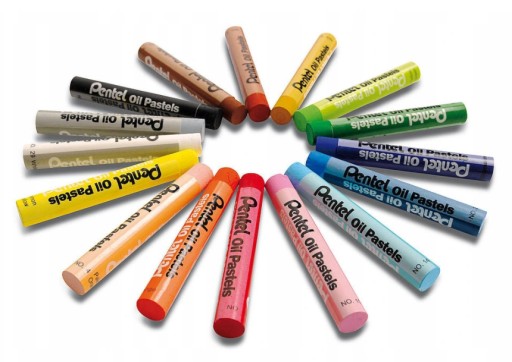 Pentel PHN Oil Pastels Pastelky 36 farieb