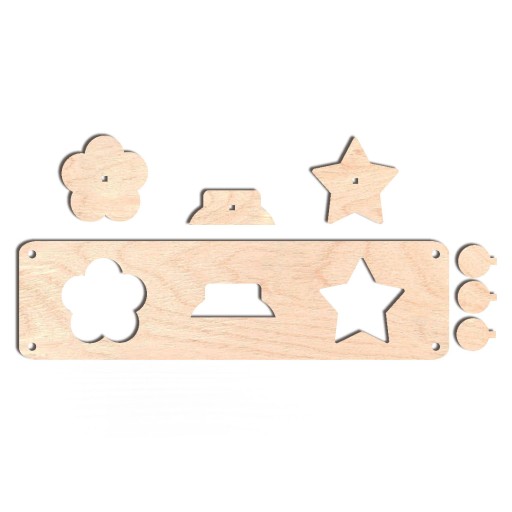 zmyslová manipulačná doska puzzle puz1