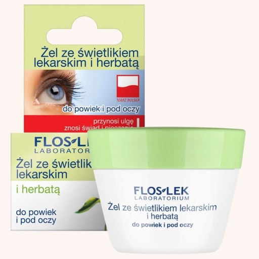Očný gél Floslek so svetlíkom a bylinkou