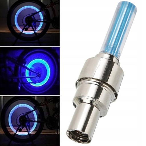 LED VETRACIE BICYKLE, VENTIL KOLESA, 2 KUSY, SO SENZOROM POHYBU