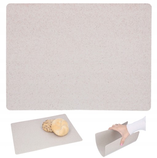 DOSKA NA KRAJENIE 33x24 cm flexibilná eko podložka do kuchyne s vláknami