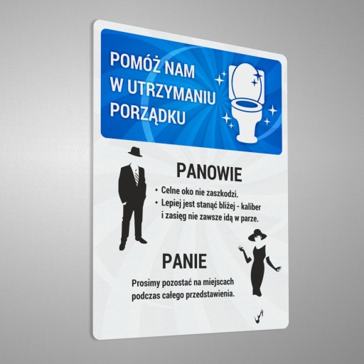 Nálepka na toaletu – Keep Tidy 15x20