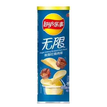 Dusené bravčové mäso Lay's Stax