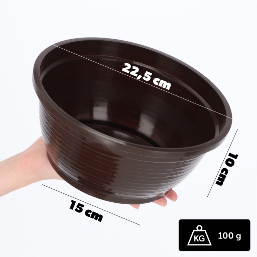 CINTORINOVÝ HROBOK PLASTOVÝ KVETINÁČ CINTORÍN 22cm