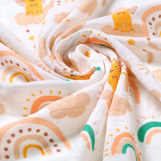 348/08 MUSLÍNOVÉ PLIENKY sada 3 ks 70x70 Babyono