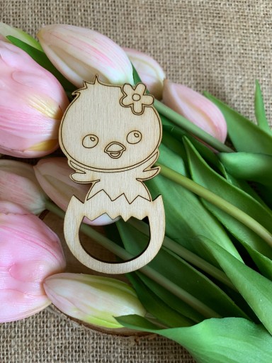 Drevený základ na záložku pre macrame macrame baby veľkonočnú DIY dekoráciu