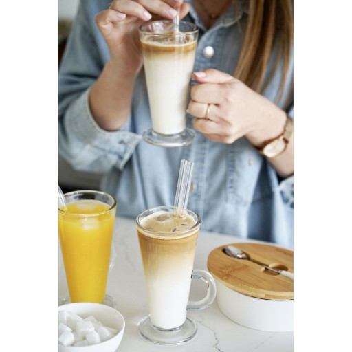 LATTE GLASS COFFEE GLASS Caffe Latte