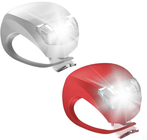 LED BICYKLOVÉ SVETLO LED PREDNÉ ZADNÉ 2 KS SADA SVETLÁ NA BICYKEL
