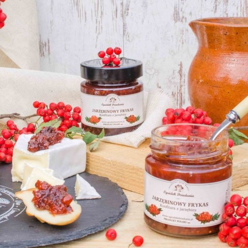 Jarabinový džem Jarabinový džem PRÍRODNÉ INGREDIENCIE 240g Ogródek Dziadunia