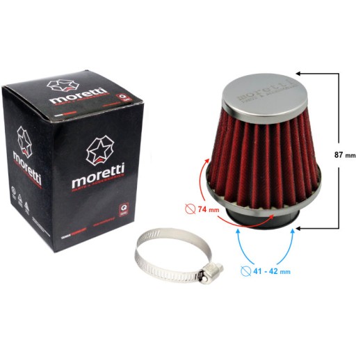 VZDUCHOVÝ FILTER KUŽEĽOVÝ Svorka Moretti 41-42mm