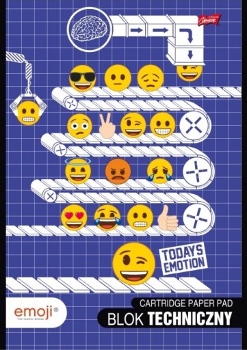 UNIPAP TECHNICAL BLOCK A4-10 listov BIELA 190g - EMOJI