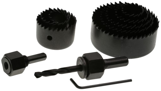 DIEROVÉ PILY NA DREVO S ADAPTÉROM 19 - 64 mm 11 ks