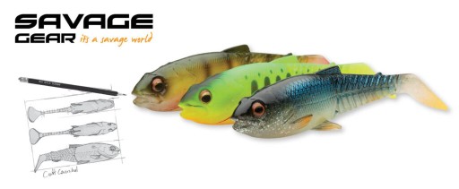 SG CRAFT CANNIBAL PADDLETAIL 6,5cm Oli Hot Orange