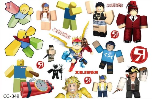 Umývateľné tetovanie pre deti ROBLOX CG349