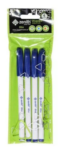 ZENITH GLISS guľôčkové pero BLUE 0,5mm 4KS