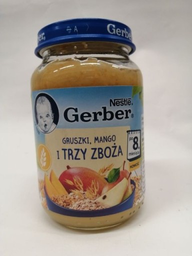 Gerber dezert Mango hrušky a tri cereálie po 8. mesiaci 190 g