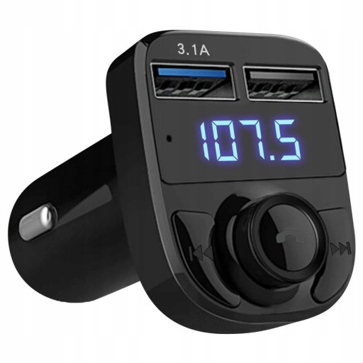 FM VYSIELAČ BLUETOOTH 5.0 NABÍJAČKA 2xUSB 12/24V