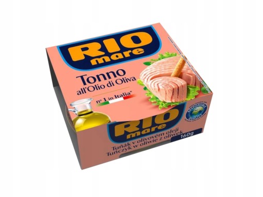 Rio Mare TUniak v talianskom olivovom oleji 160g