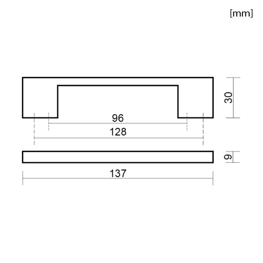ÚCHYTKA NA NÁBYTOK ČIERNA ÚCHYTKA NA NÁBYTOK KUCHYŇSKÁ SKRIŇKA ÚCHYTKA 96MM/128MM