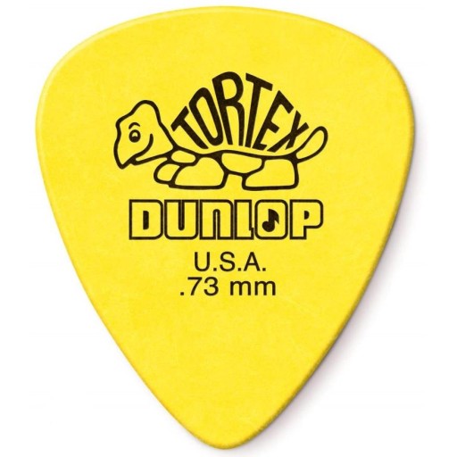 Trsátko Dunlop Tortex gitarové 0,73 mm 418R žlté