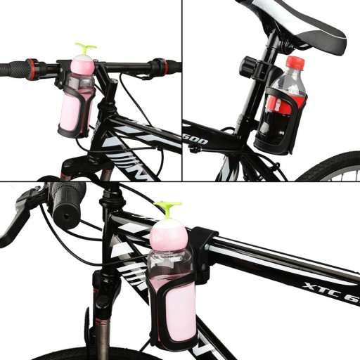 Košík na bicykel na fľašu s vodou, riadidlá, kosačka, bicykel, madlo, hák