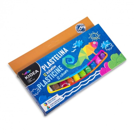 Plastelína 12 farieb KIDEA (P12KKA)