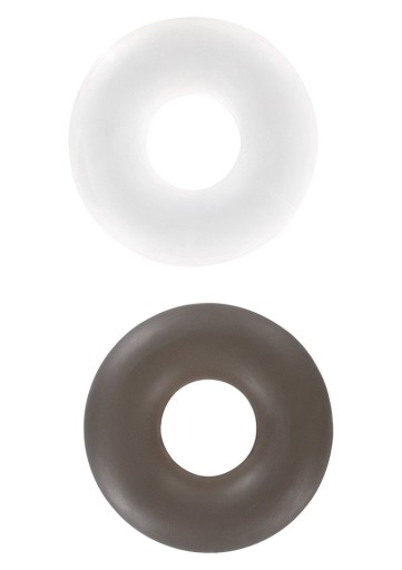 Dva hrubé gélové erekčné krúžky - Duo Stud Rings